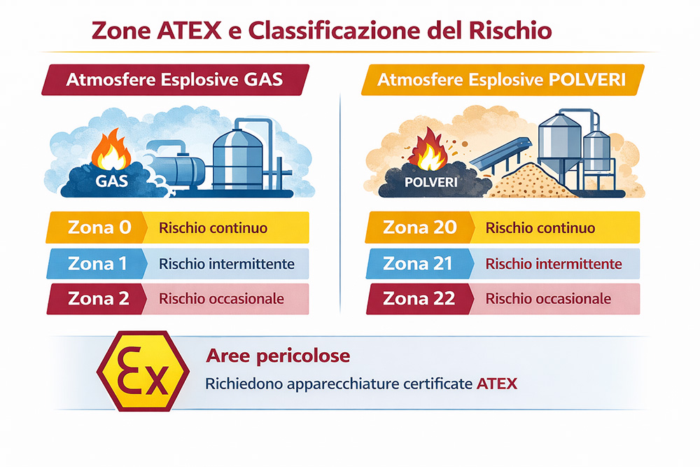 zone atex classificazione rischio
